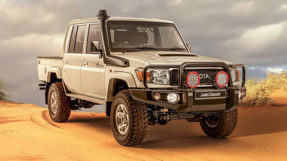Старый Toyota Land Cruiser обновили для езды по пустыням