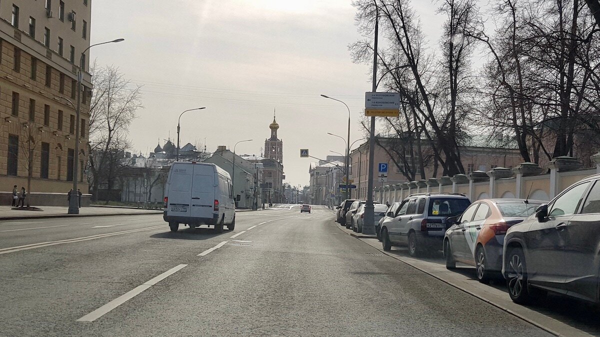 Московские пробки уменьшились из-за коронавируса