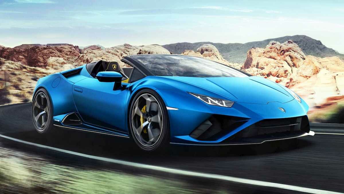 Открытый Lamborghini Huracan лишили полного привода и сделали слабее