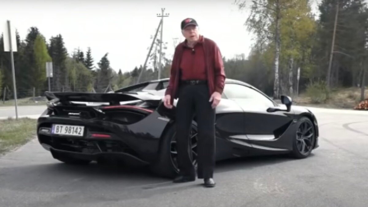 78-летний норвежец купил суперкар McLaren. Это его машина на каждый день
