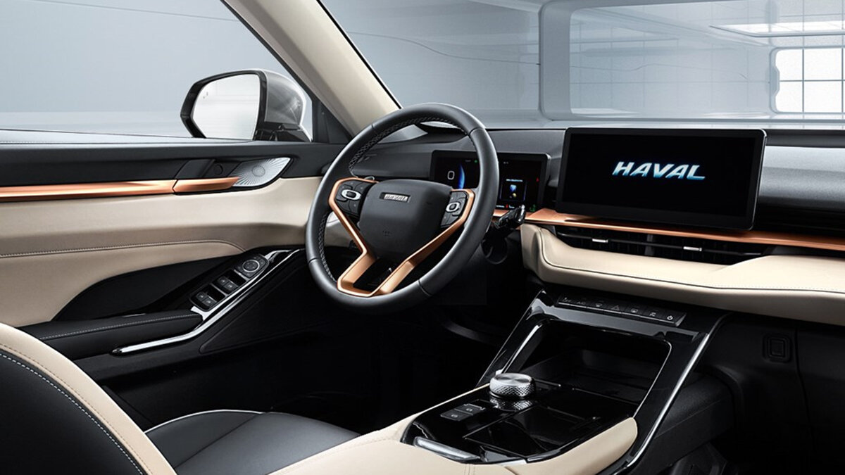 Появились фото роскошного интерьера нового кроссовера Haval