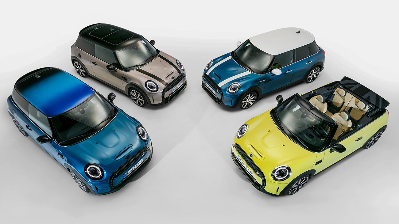 Марка MINI обновила сразу три модели