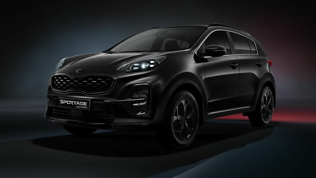 В России появился «очень чёрный» Kia Sportage. Он может быть не только чёрным