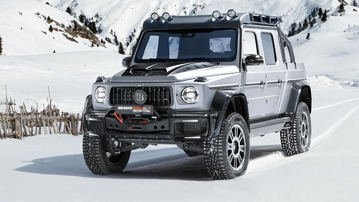 Brabus продаёт первый экземпляр 800-сильного пикапа G-класса. Очень дорого