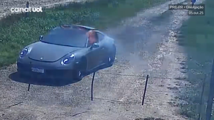 Бразилец сжёг Porsche 911 ради страховки, но не знал о камере видеонаблюдения