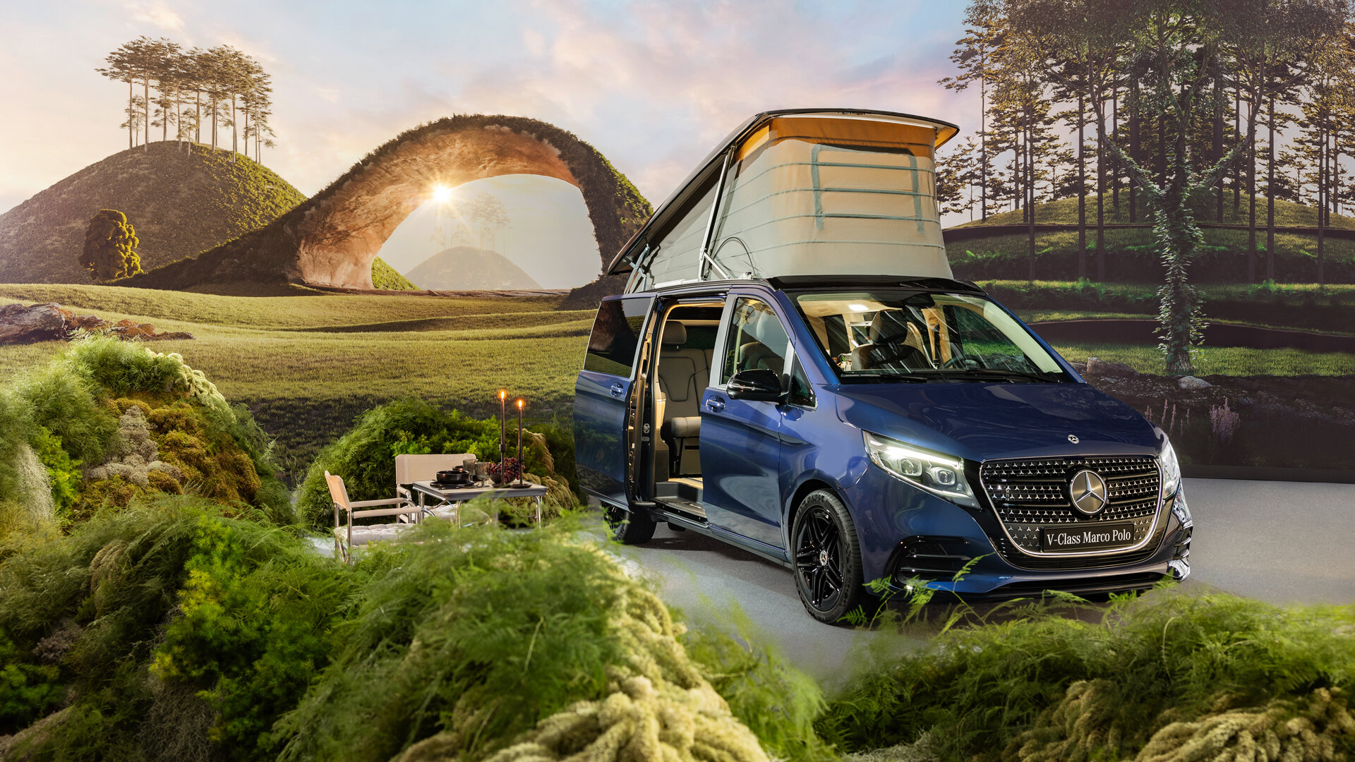 Mercedes-Benz представил обновлённый кемпер Marco Polo на базе V-класса