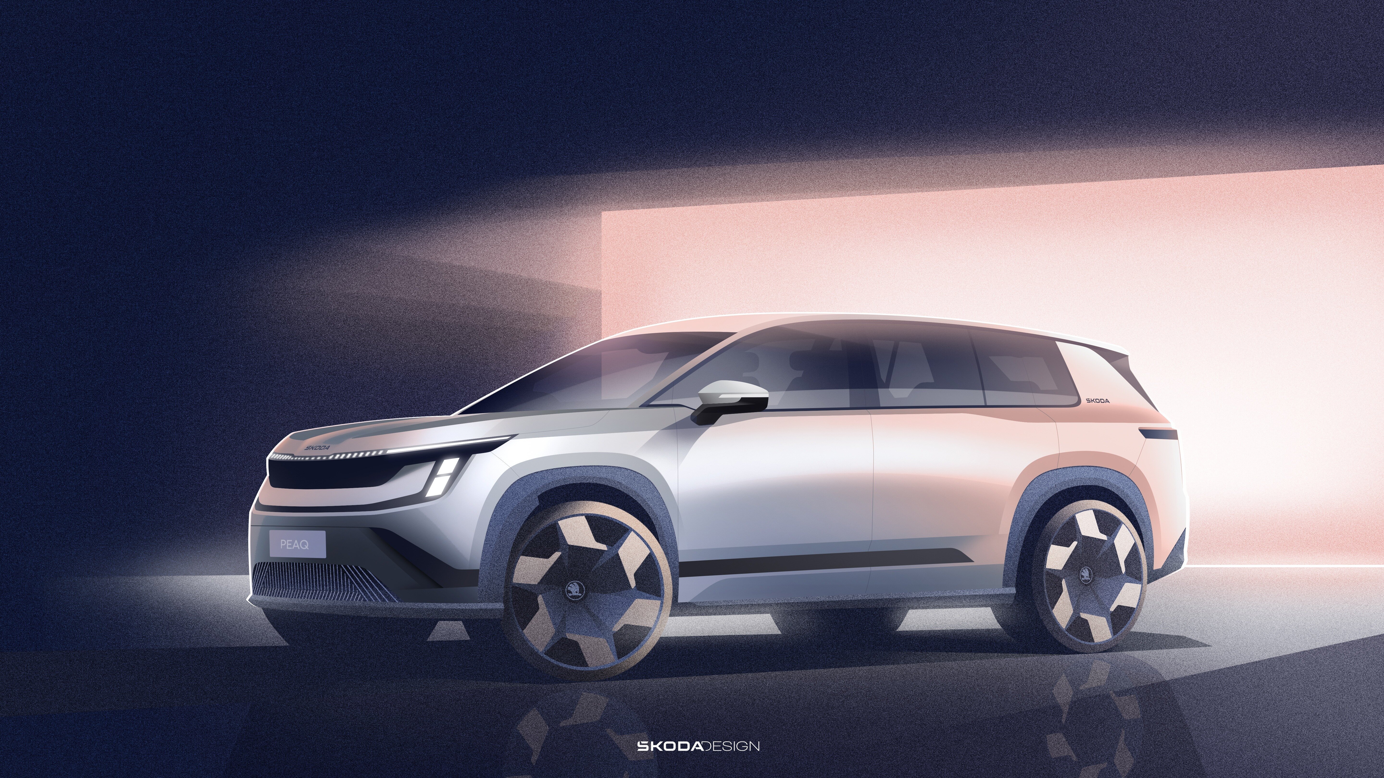Skoda рассказала о своём флагманском электрокроссовере Peaq