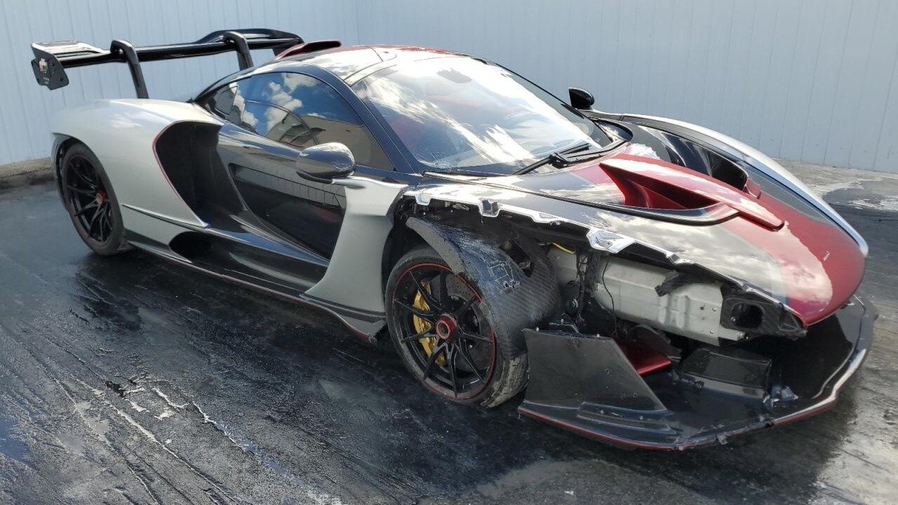 Разбитый в аварии McLaren Senna хотят продать в полтора раза дороже нового