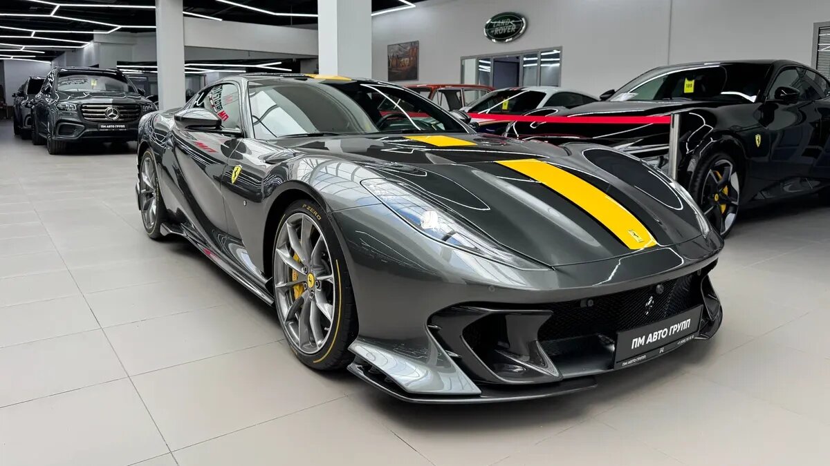 Редкая Ferrari 812 за 200 миллионов рублей появилась в продаже на Авто.ру 