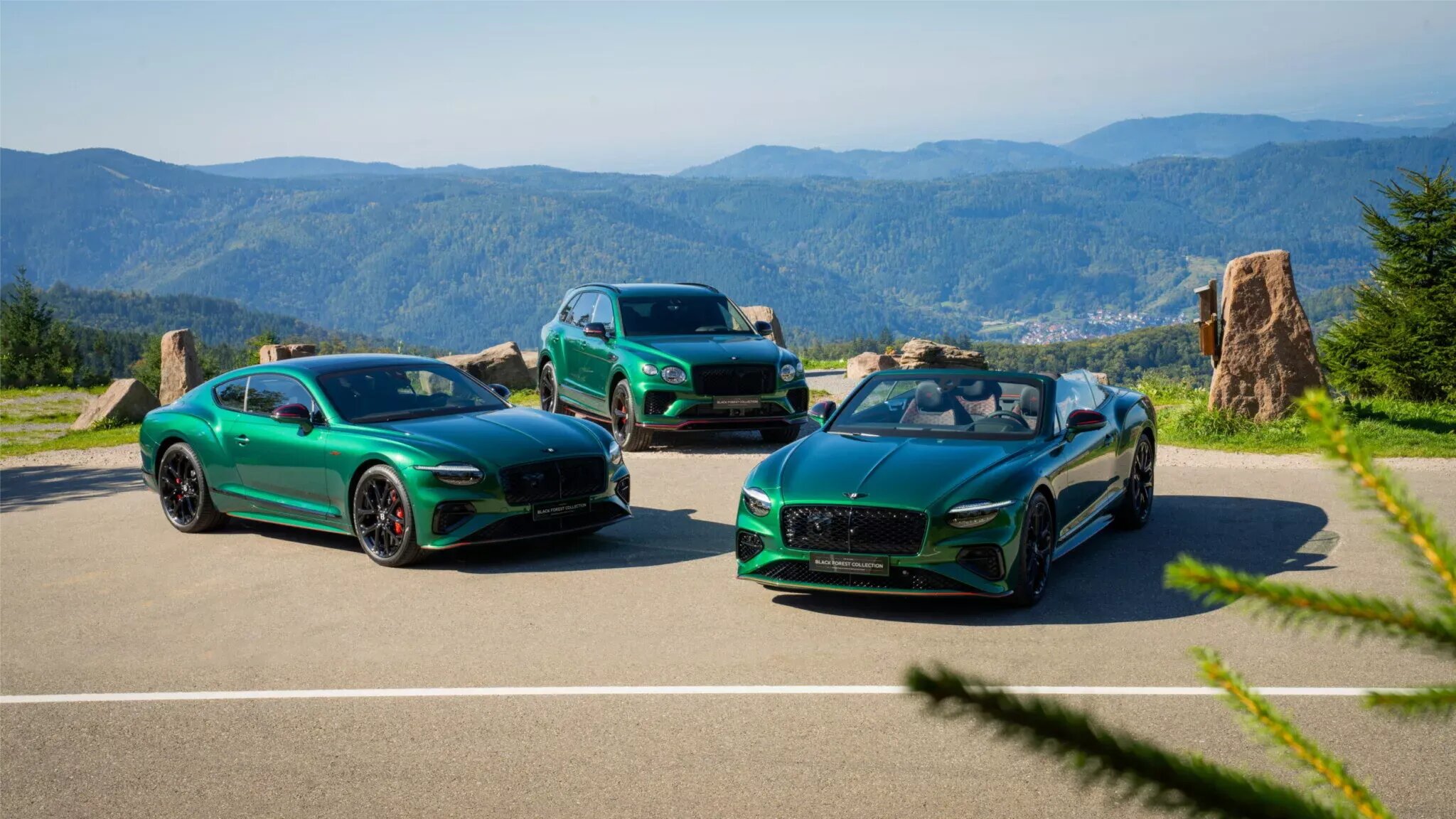 Bentley посвятила новые спецверсии своих машин лесам Штутгарта