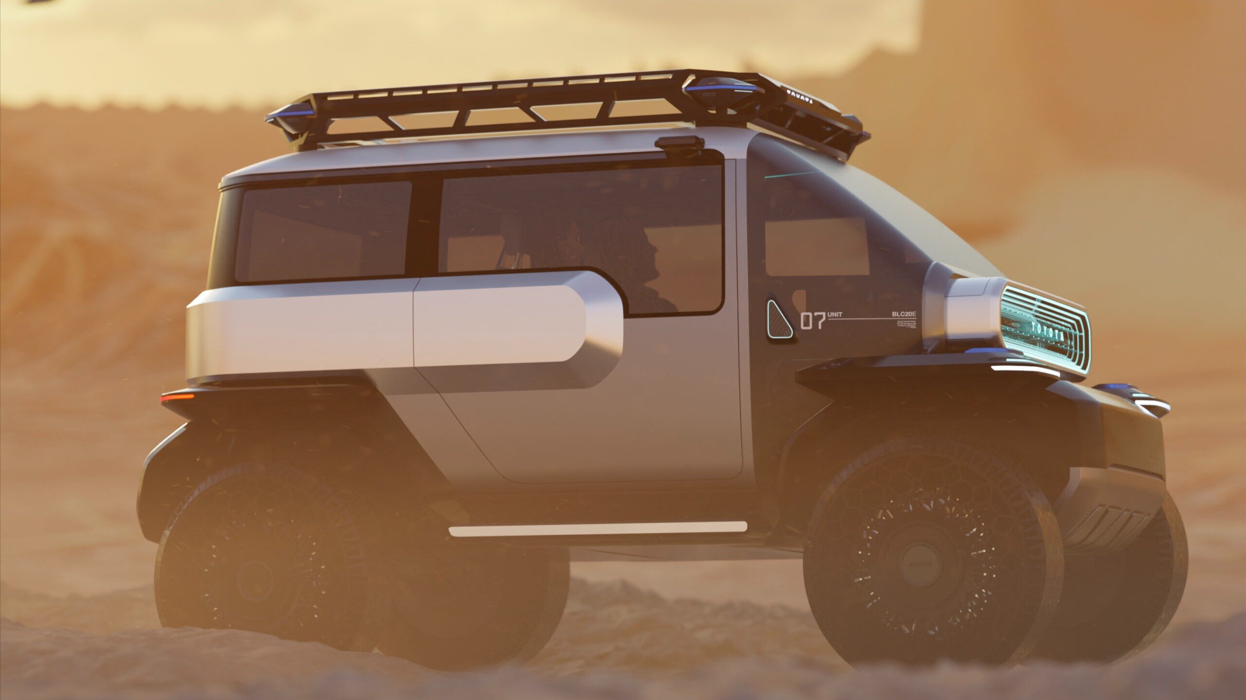 Toyota показала маленький Land Cruiser для Луны и Марса