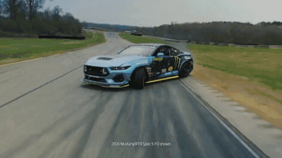 Ford Mustang нового поколения превратили в 1300-сильный дрифт-кар
