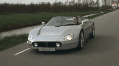 Один из создателей Spyker показал новый суперкар с ретродизайном