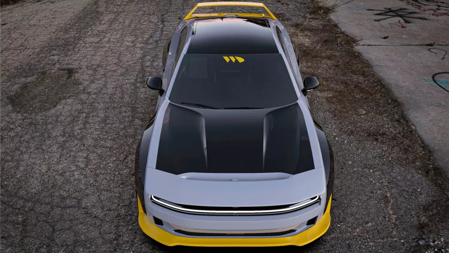Электрический Dodge Charger получил первый бодикит и стал ещё шире