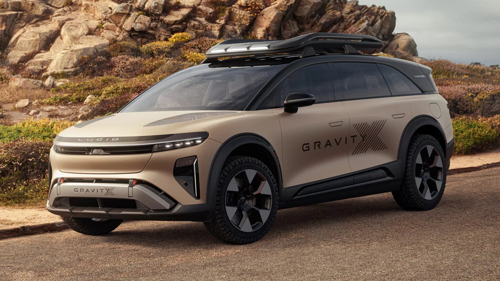Электрокроссовер Lucid Gravity подготовили для бездорожья