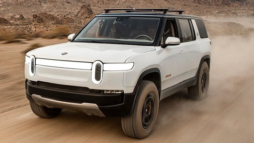 Электрокары Rivian получат слабые моторы мощностью 600 лошадиных сил