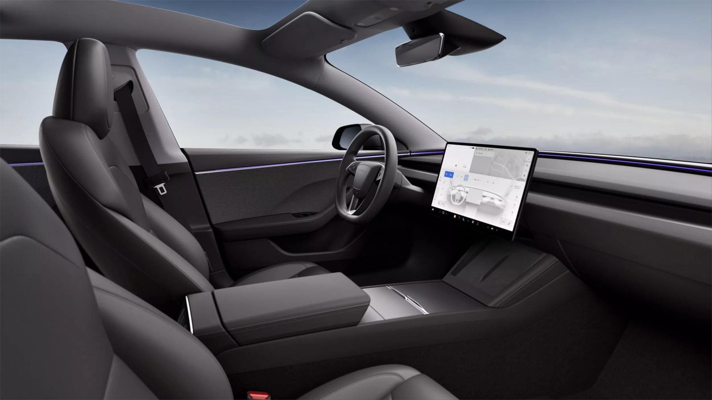Китайской Tesla Model 3 вернули подрулевой переключатель после просьб автовладельцев