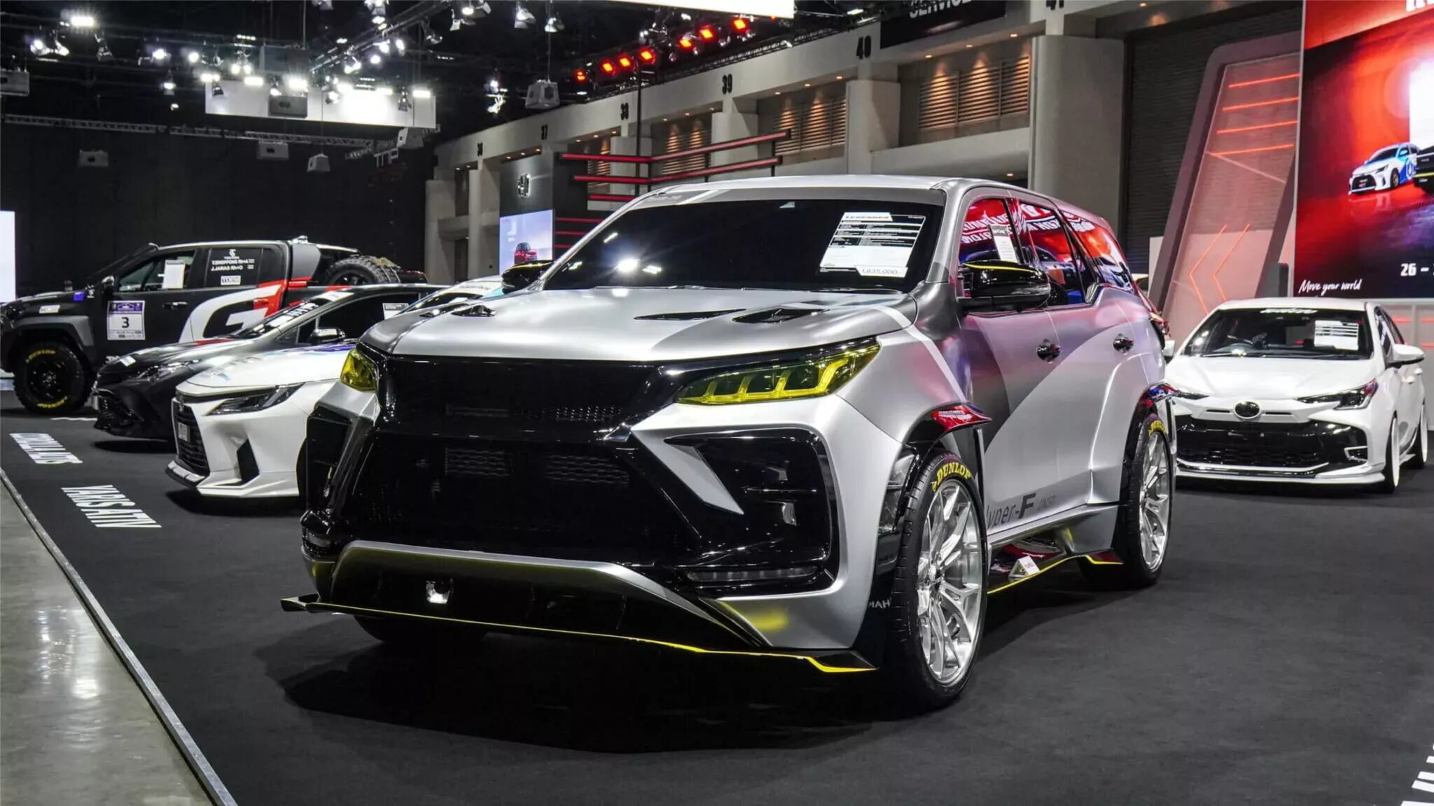 В Таиланде внедорожник Toyota Fortuner превратили в «трековый спорткар»