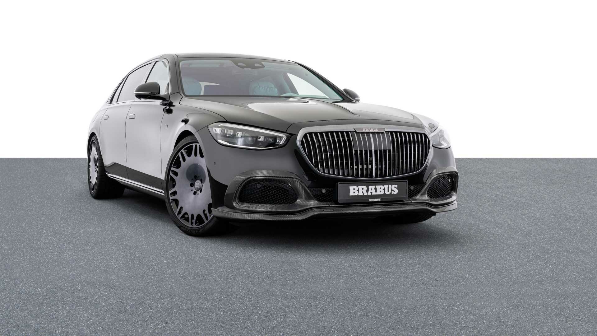 Представлен очень мощный Maybach S-класса от Brabus с «мятным» салоном