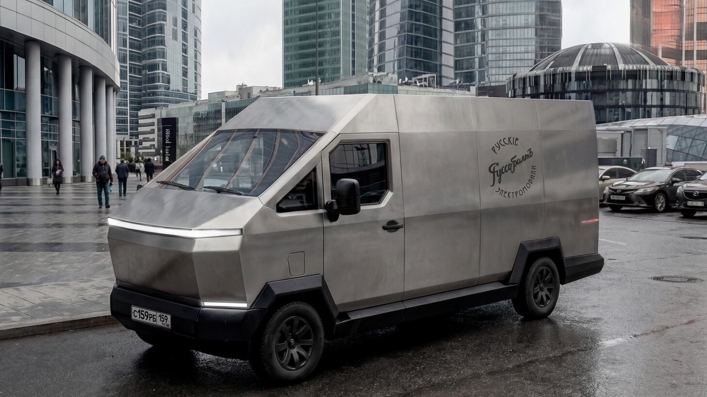 Фургон «Руссо-Балтъ» в стиле Cybertruck будет полноприводным