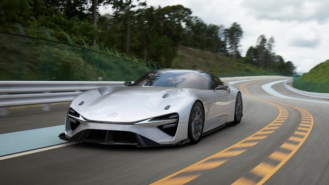 Появились новые изображения электрического преемника суперкара Lexus LFA