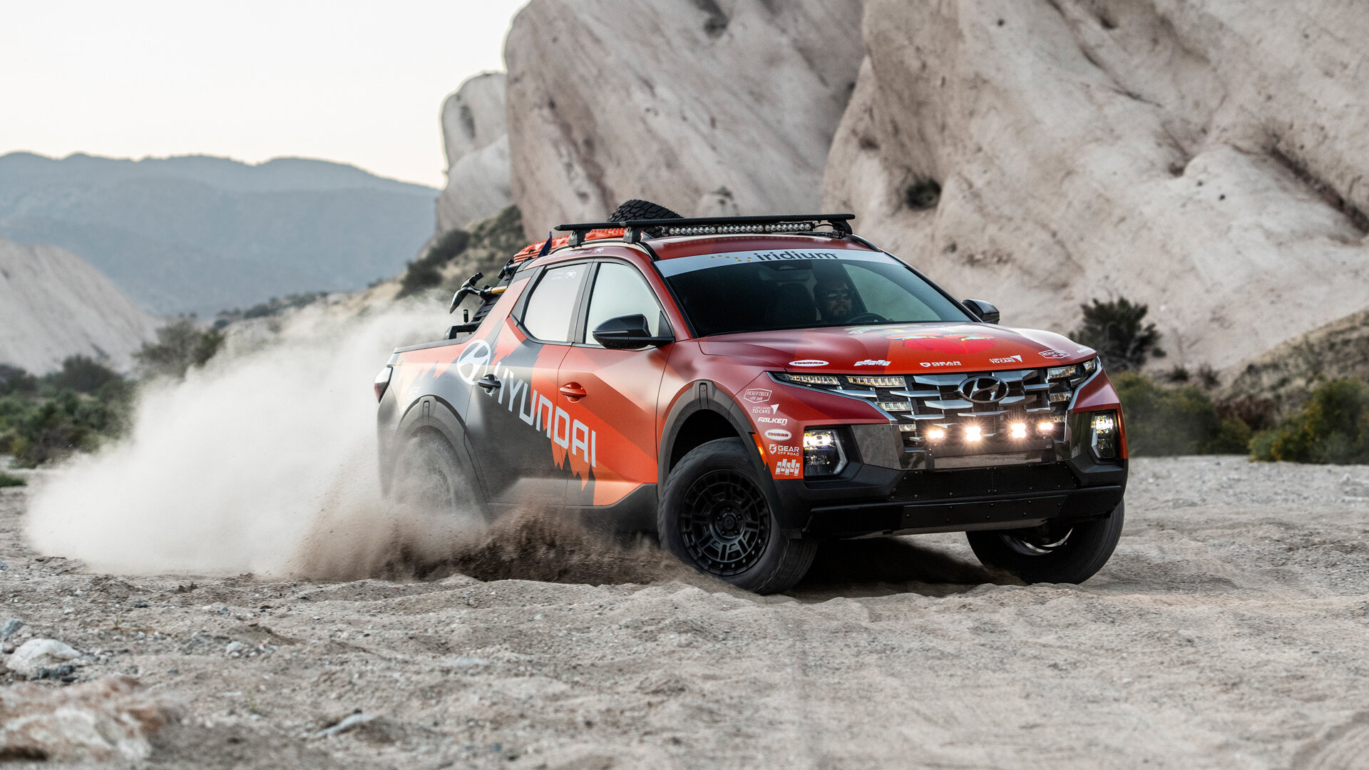 Пикап Hyundai подготовили для ралли