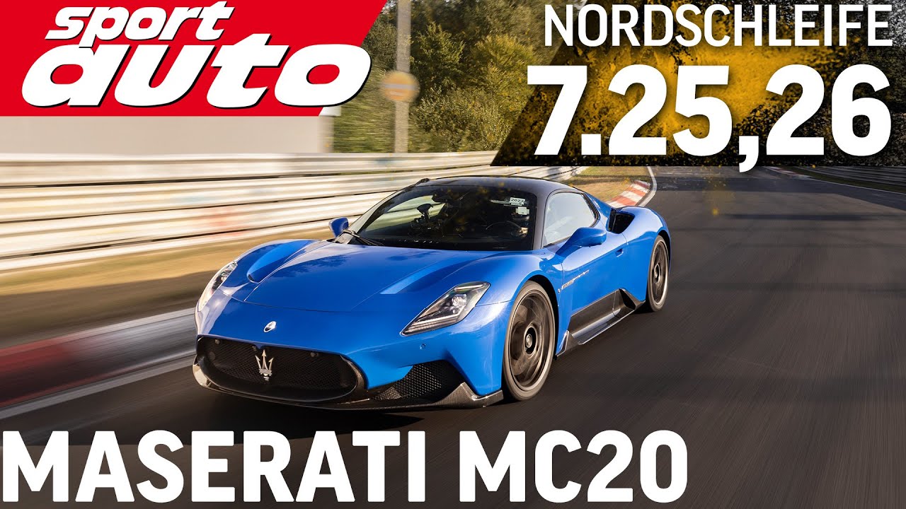 Суперкар Maserati MC20 испытали на Нюрбургринге: он оказался слабее обещанного