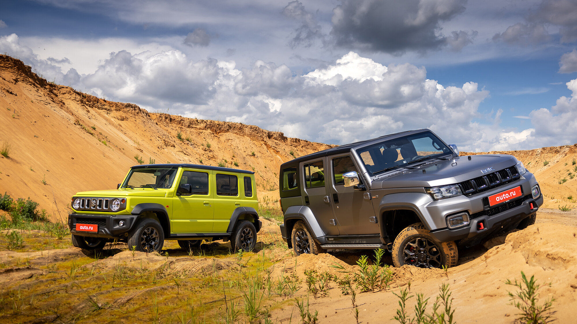 Suzuki Jimny против BAIC BJ40: сравнительный тест рамников с характером
