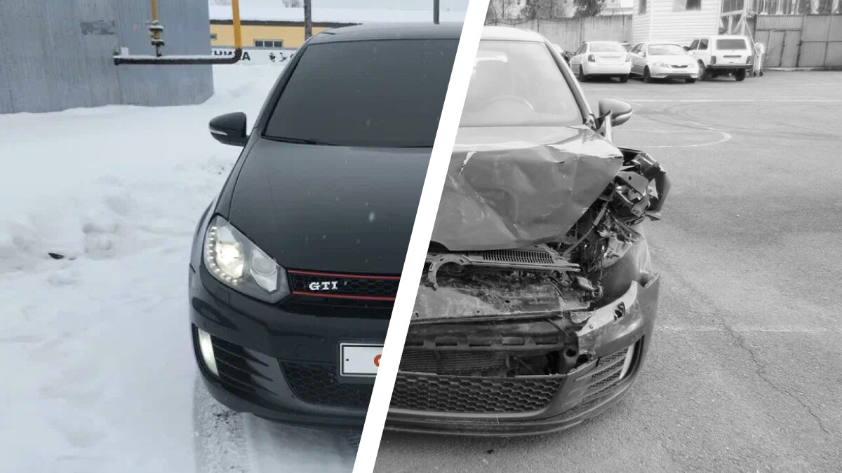 Ухоженный Golf GTI с жёсткой аварией: о чём не рассказывает продавец