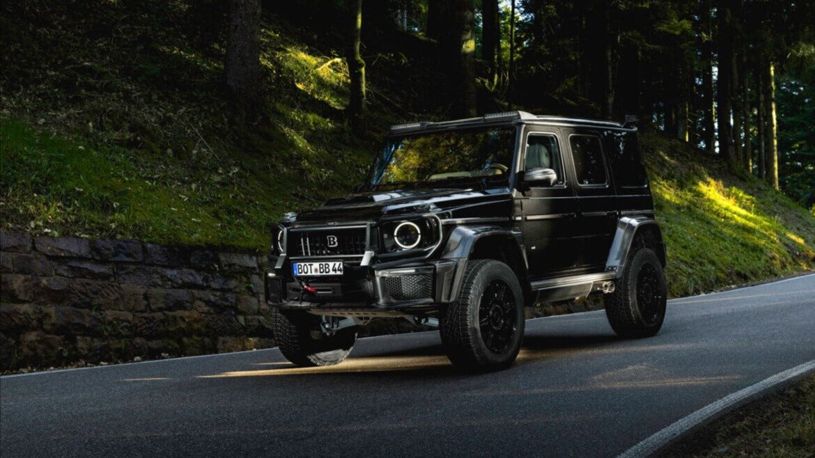 Ателье Brabus превратило Гелендваген в могучий внедорожник с 470-миллиметровым клиренсом