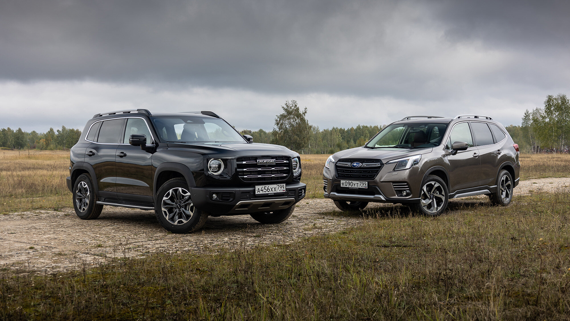 Кто дальше? Haval Dargo против Subaru Forester на бездорожье