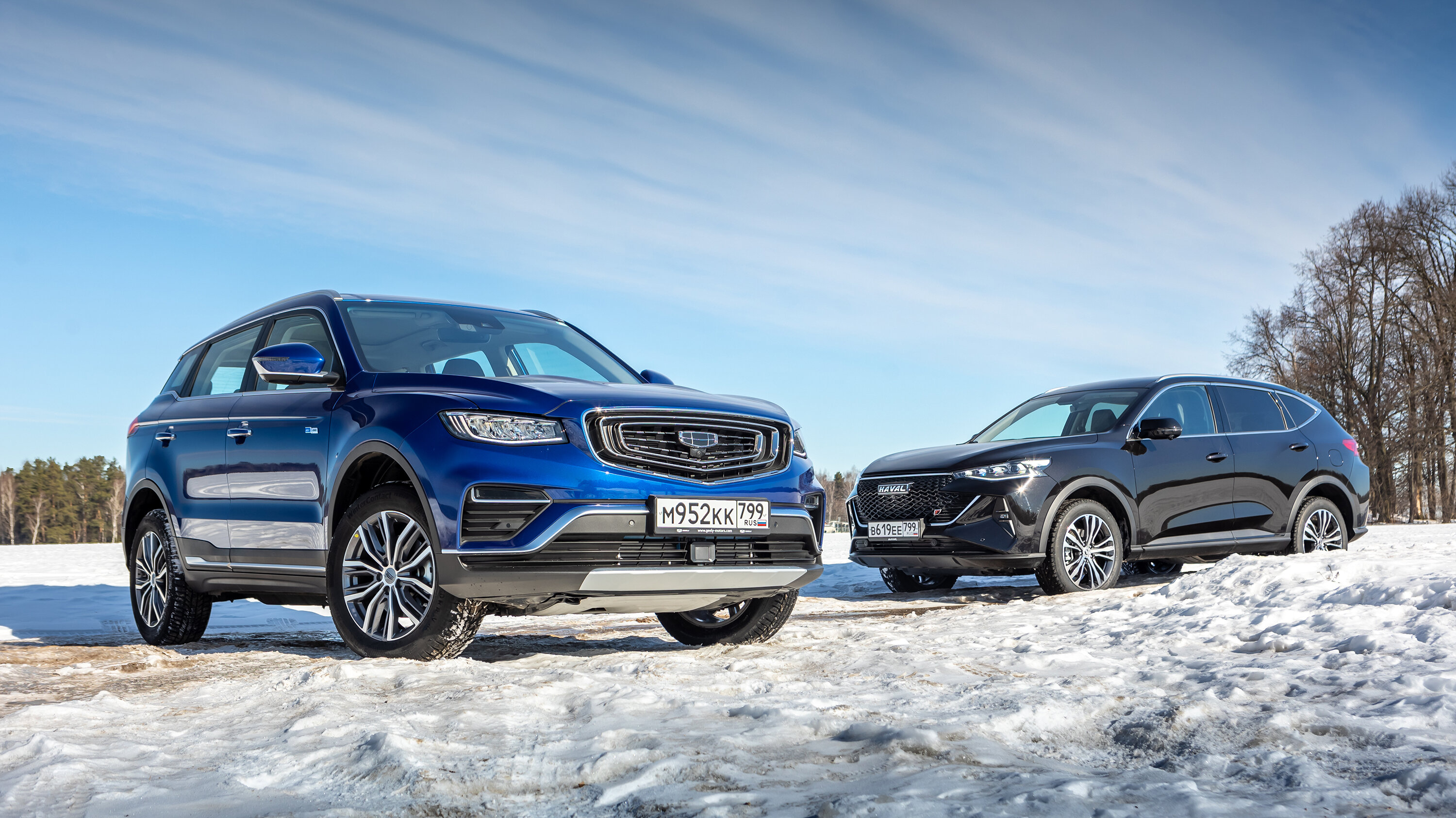 Союзное государство. Haval F7 против Geely Atlas Pro: сравнительный тест китайских кроссоверов