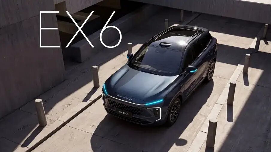 Рассекречен новый гибридный кроссовер Exeed EX6