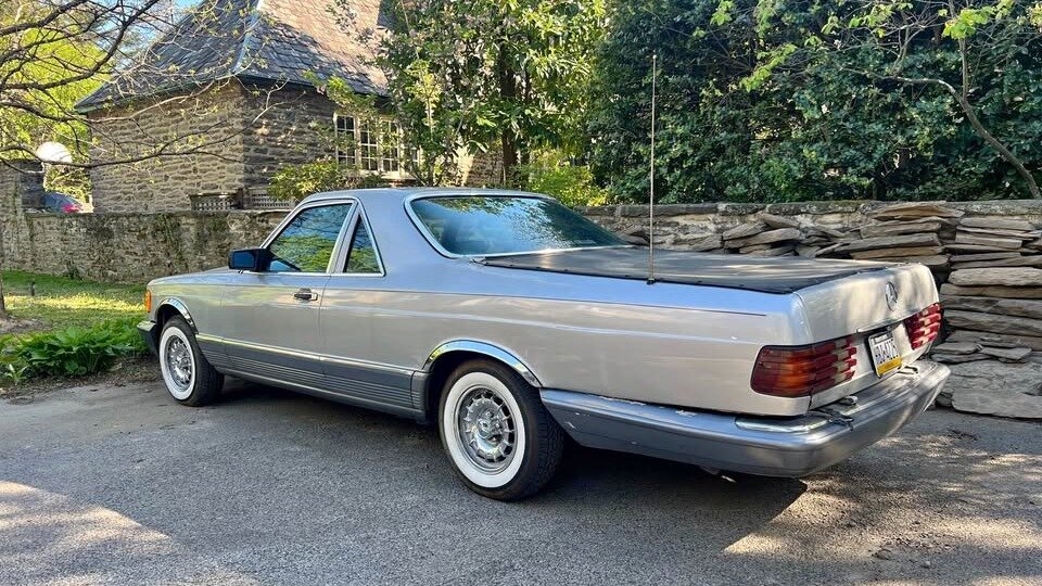 В продаже появился Mercedes-Benz W126, стилизованный под пикап El Camino