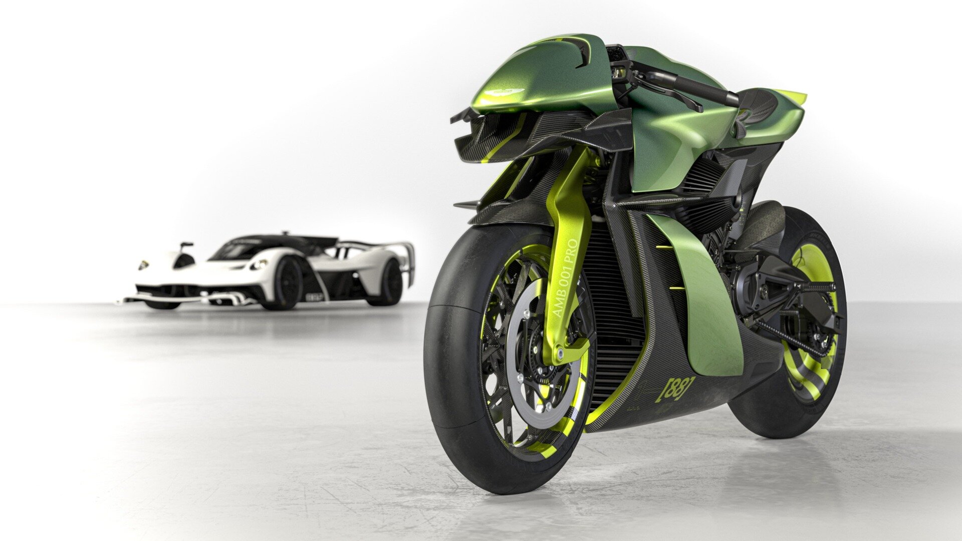 Супербайк Aston Martin AMB 001 получил трековую версию с энерговооружённостью 1,28 л.с./1 кг