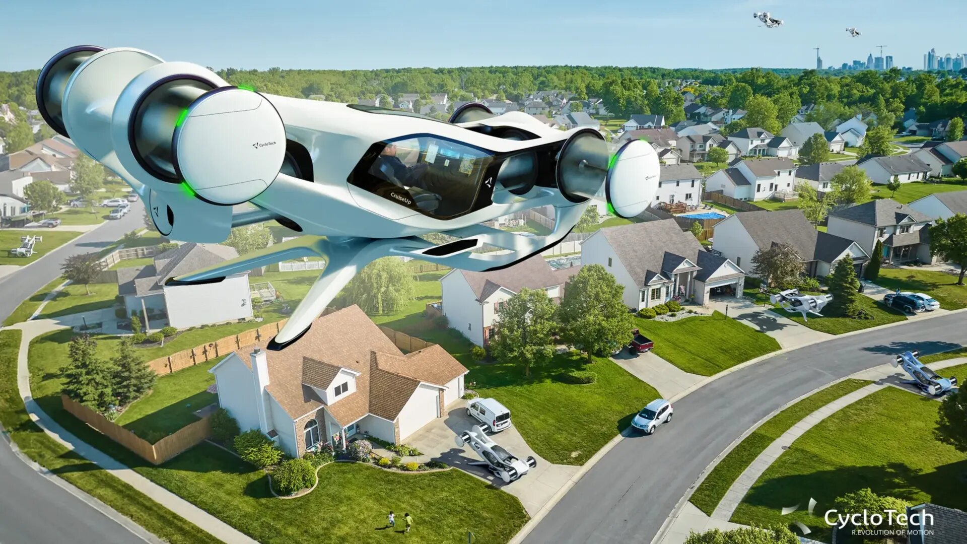 Австрийцы CycloTech разработали двухместную летающую машину