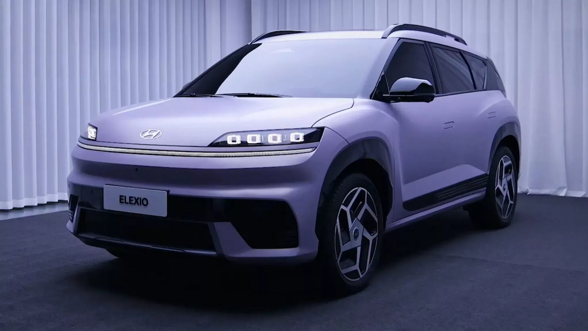 Новый электрокроссовер Hyundai Elexio: раскрыты внешность и первые характеристики