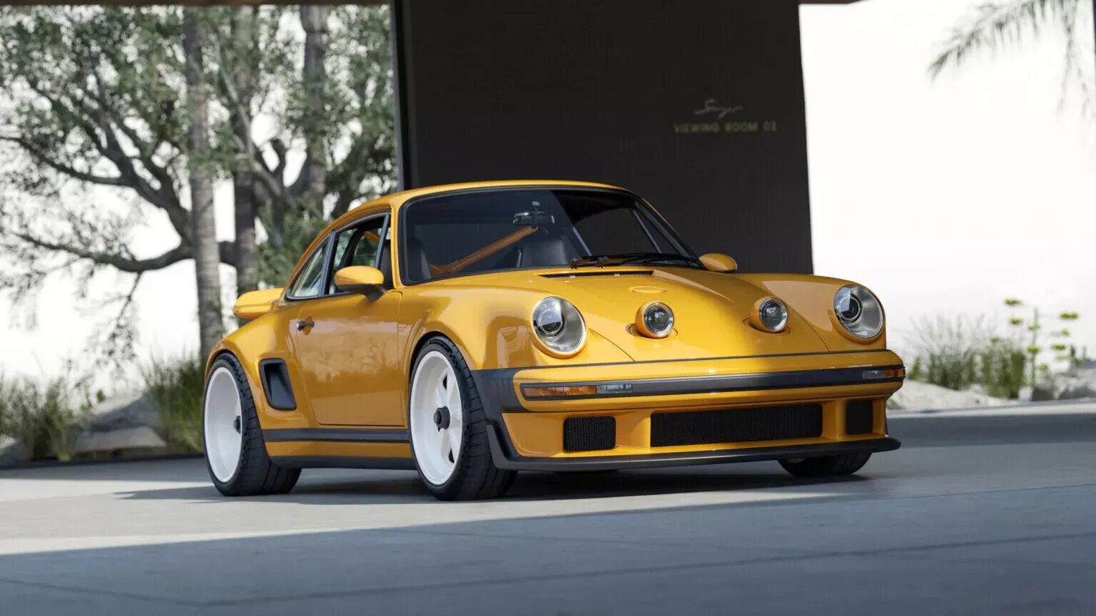 Новый Porsche 911 от Singer: очень мощный атмосферник и выдвижные фары