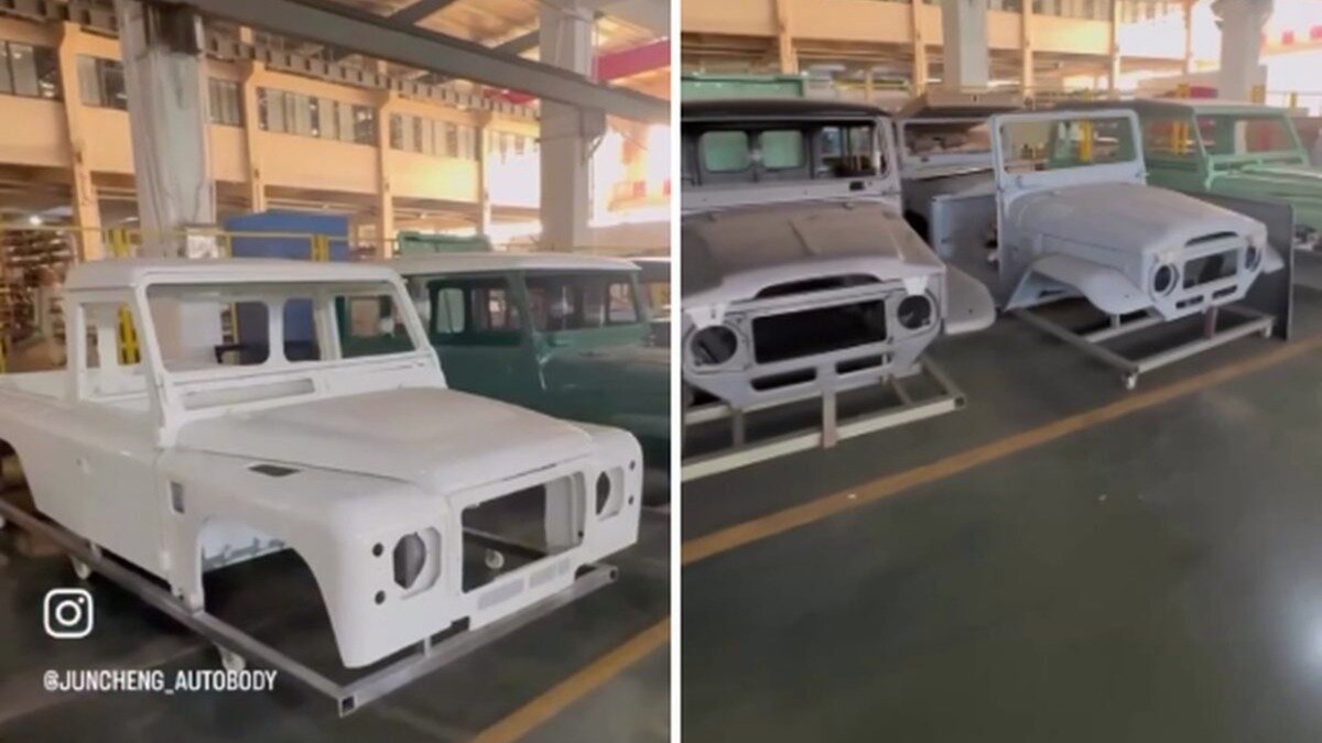 В Китае делают кузова для культовых внедорожников Land Rover, Toyota и Ford